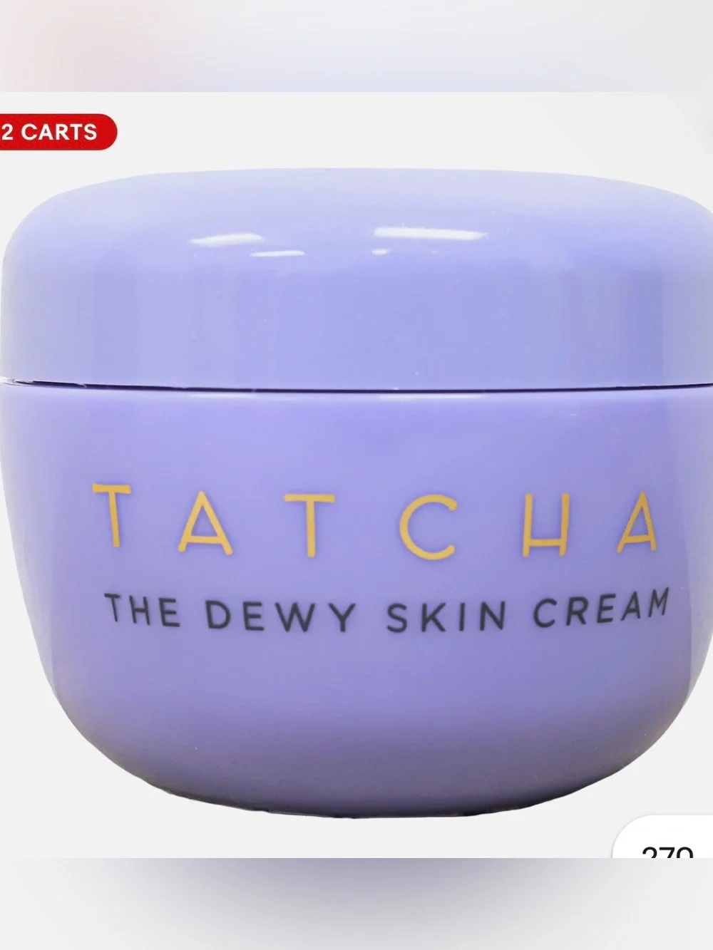 Tatcha The Dewy Skin Cream Rich Line-Plumping Moisturizer 10ml / 0.34 fl. NEW